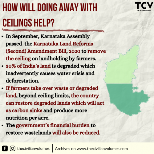 Karnataka Sets A Benchmark By Amending The Land Ceiling Laws What 